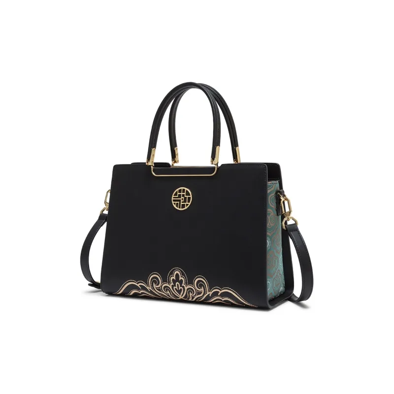 Geshiman Cow Leather Crossbody Handbags Regular Women's Ecru/Black/Apricot/Royal Blue/Burgundy-4