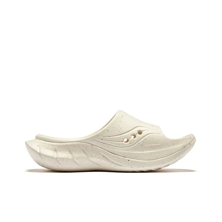 Saucony Cradle 2 EVA Cut Out Slip Resistant Slide Slippers Unisex Beige-1