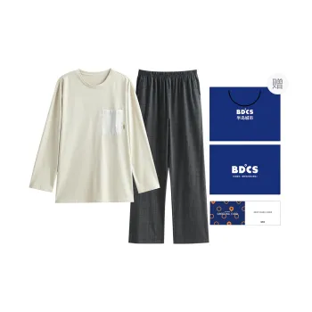 Peninsula City Pajama Set Men's Gift Box Set Effortless Apricot
