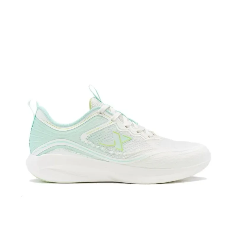 XTEP Lighten 7.0 Slip Resistant, Abrasion Resistant, Breathable Low Top Running Shoes Men's White Blue-1