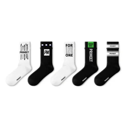 Primeet Unisex Mid-Calf Socks