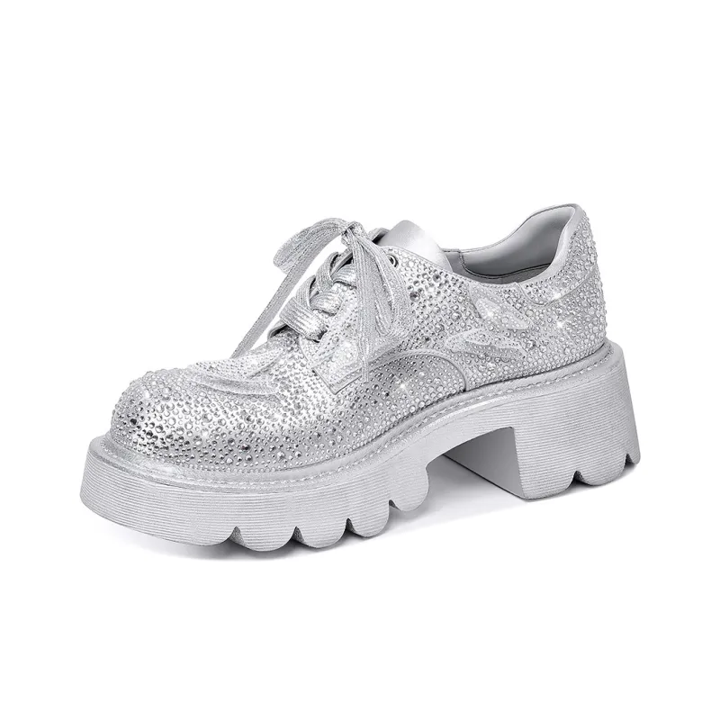 Hoov Loafers Women's Silver-1
