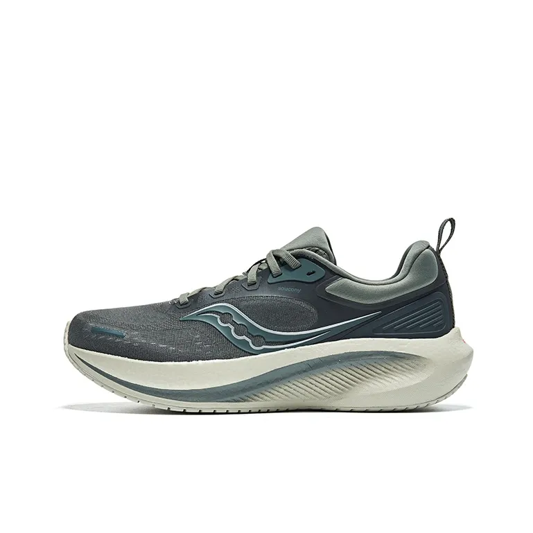 Saucony Surge 3 Cushioning Low Top Casual Running Shoes Men's Green Gray-0