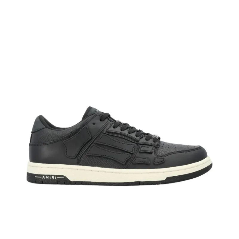 AMIRI Round Toe Lace Up Sneakers-1