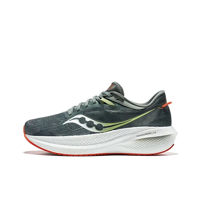 Saucony Triumph 21 Low-Top Running Shoes Men's Dark Green-0
