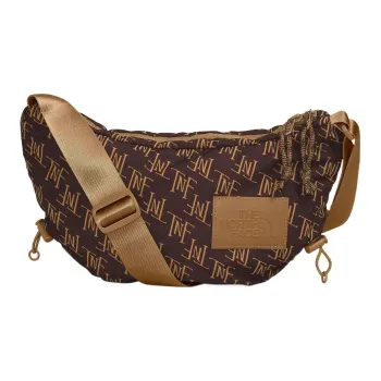THE NORTH FACE Nylon Shoulder Bag, Crossbody Bag Regular Women's Coal Brown