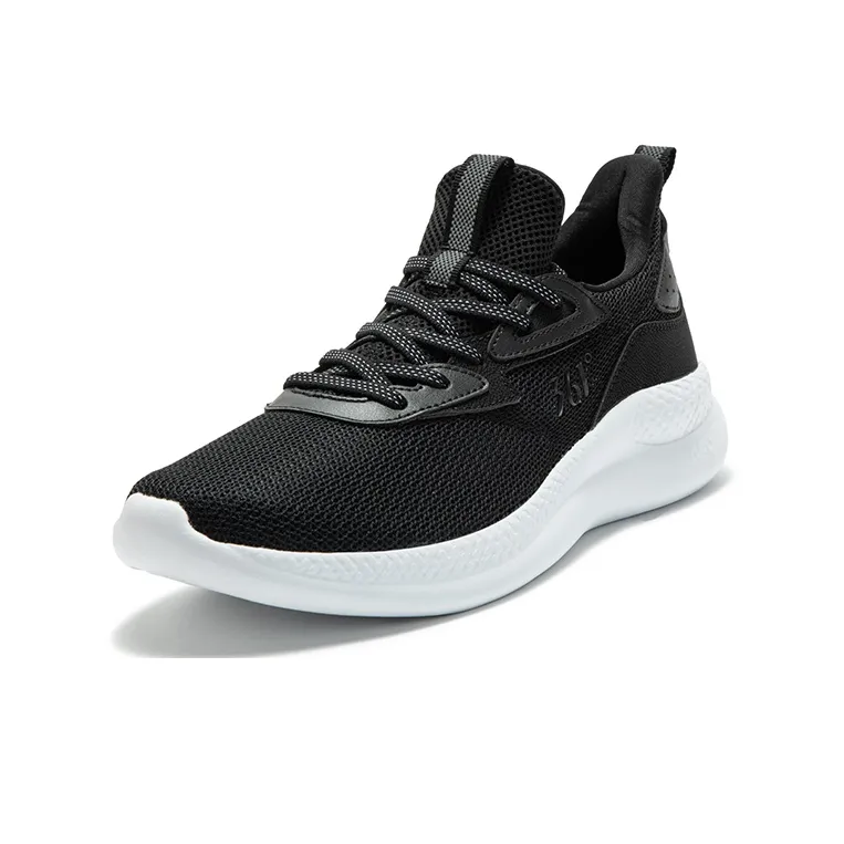 361° Slip on Slip Resistant, Abrasion Resistant, Breathable Low Top Casual Shoes Men's Black White-1