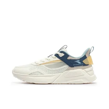361° Lightweight Comfort Cushioning Anti-Slip Wear-Resistant Breathability Low-Top Casual Shoes Men's White Blue