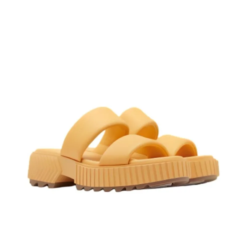 SOREL Rubber Sole Slip-Resistant Slide Slippers Women's Yellow-3