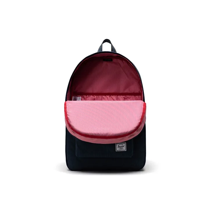 Herschel Leather Laptop Backpack Regular Unisex Denim Blue-3