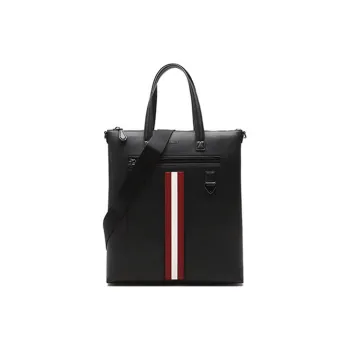 BALLY Cow Leather Business Bag Briefcase Portable Crossbody Bag Shoulder Bag Men's Black