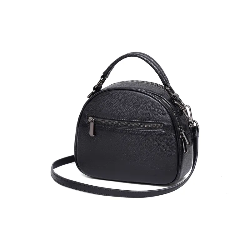 COMELY Cow Leather Patchwork Synthetic Leather Crossbody Bag Regular Women's Black-2