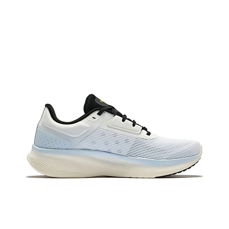 Saucony Vessel Cushioning Low Top Casual Running Shoes Unisex White Blue Black-1