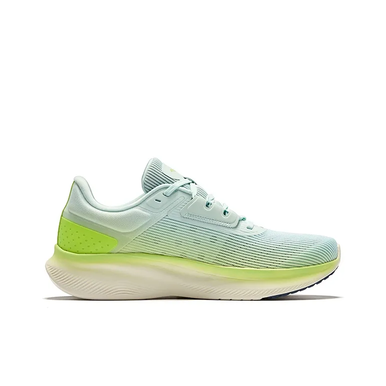 Saucony Vessel Cushioned Wear Resistant Breathable Low Top Training Running Shoes Unisex Green Blue-1