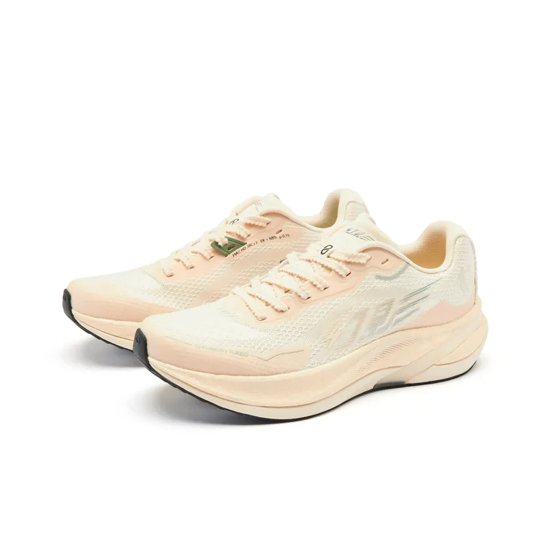 QIAODAN Phantom Cushioned Slip Resistant Low Top Rubber Outsole Running Shoes Men's Yellow-3