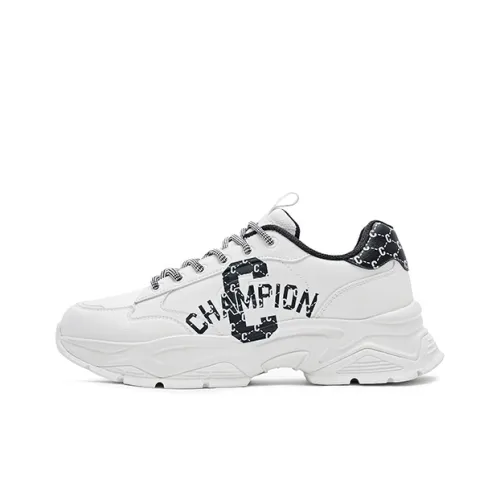 Champion Chunky Sneakers Women's Low-Top Black White