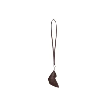 Lemaire Croissant Series Grain Leather Croissant Bag Crossbody Coin Purse Women's Hickory Walnut Brown