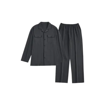 Peninsula City Pajama Set Men's Sleep Aid Gray