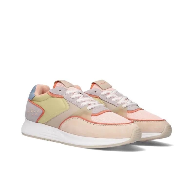 HOFF Cushioning Wear Resistant Low Top Casual Shoes Women's Pink Yellow-1