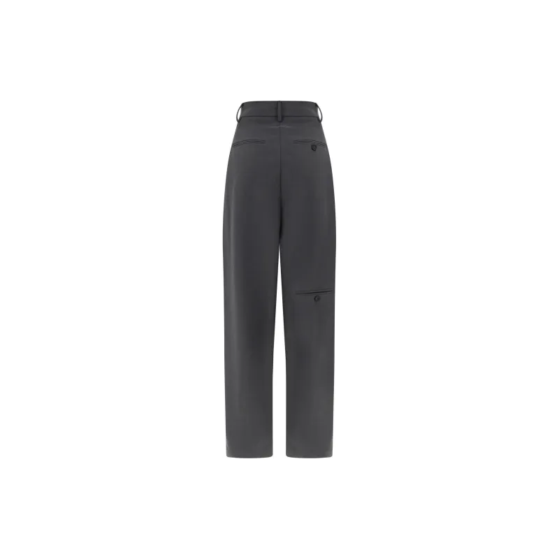 MM6 Maison Margiela Pleat Tailored Trousers-1