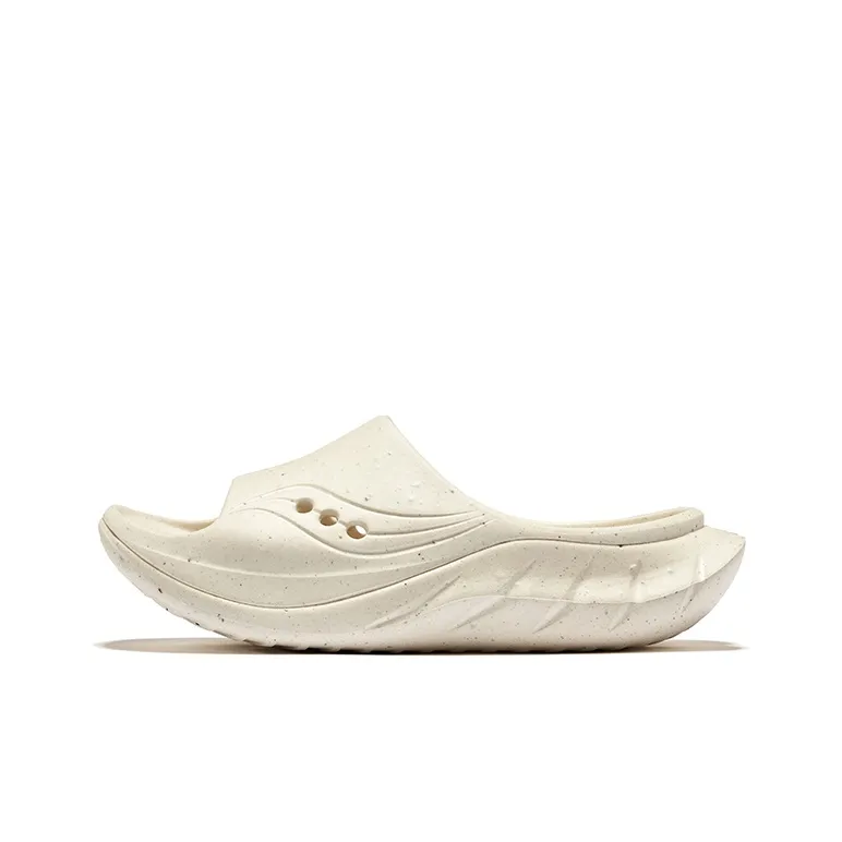 Saucony Cradle 2 EVA Cut Out Slip Resistant Slide Slippers Unisex Beige-0