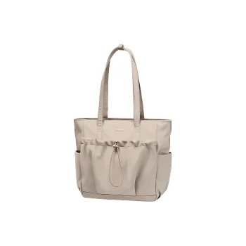 GOLF Fabric 15-Inch Laptop Bag Handbag Shoulder Bag Women's Apricot/Black