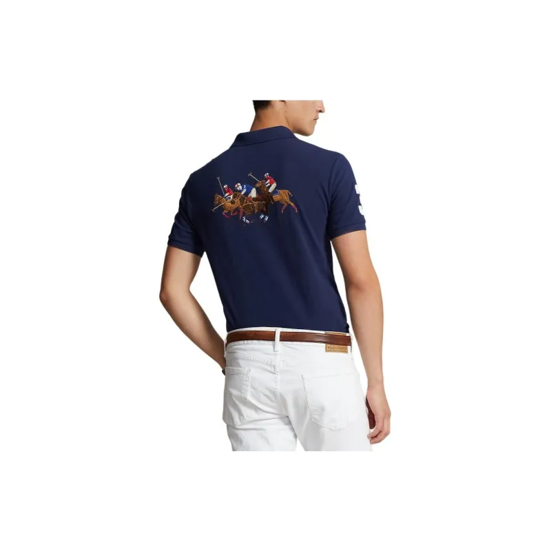Polo Ralph Lauren SS24 Polo Shirt Men's Dark Blue-1