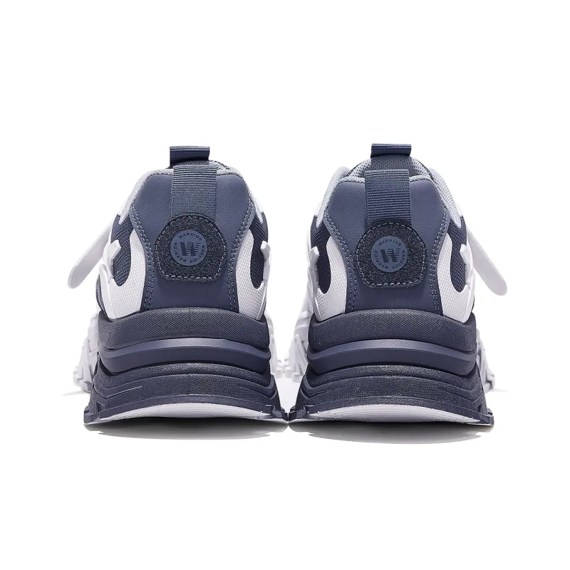 Warrior Cushioning, Abrasion Resistant, Height Increasing Low Top Chunky Sneakers Men's-9