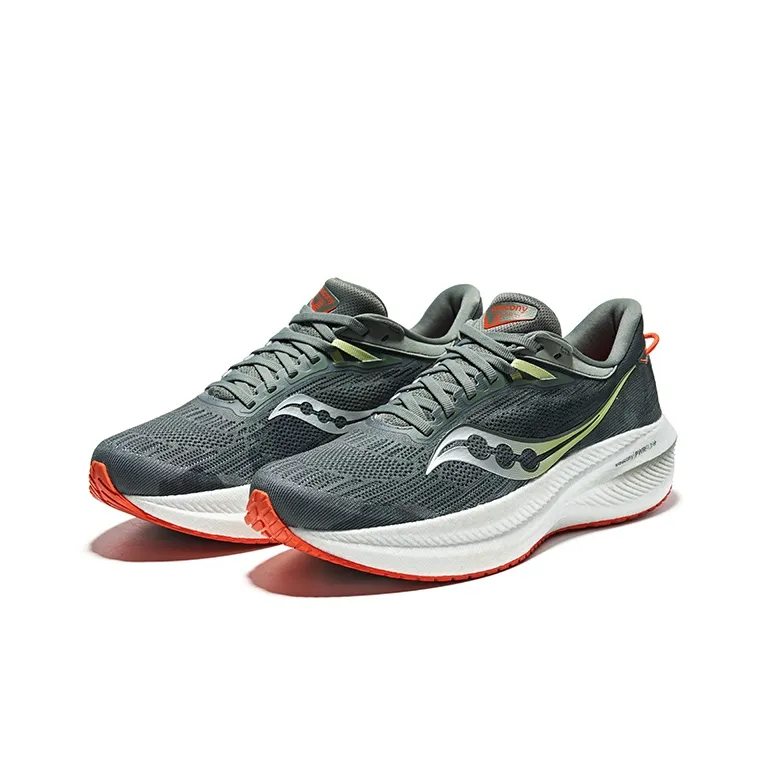 Saucony Triumph 21 Low-Top Running Shoes Men's Dark Green-2