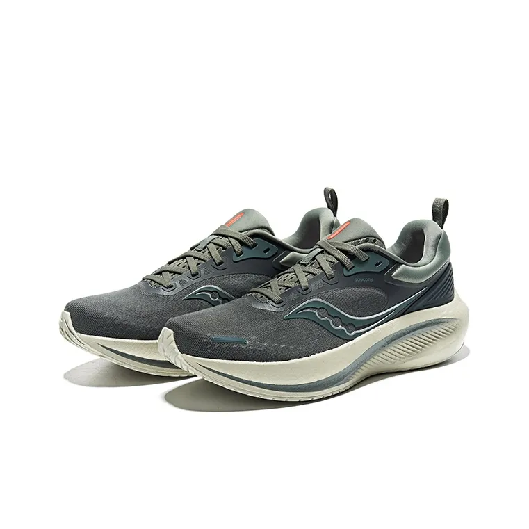 Saucony Surge 3 Cushioning Low Top Casual Running Shoes Men's Green Gray-2