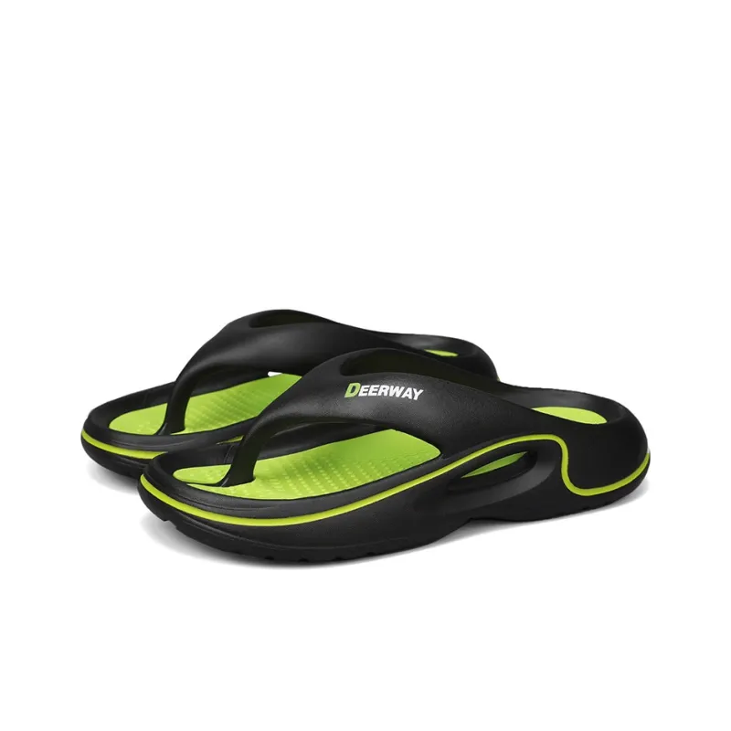 DEERWAY EVA Quick Dry Slip Resistant Abrasion Resistant Odor Resistant Flip Flops Men's-23