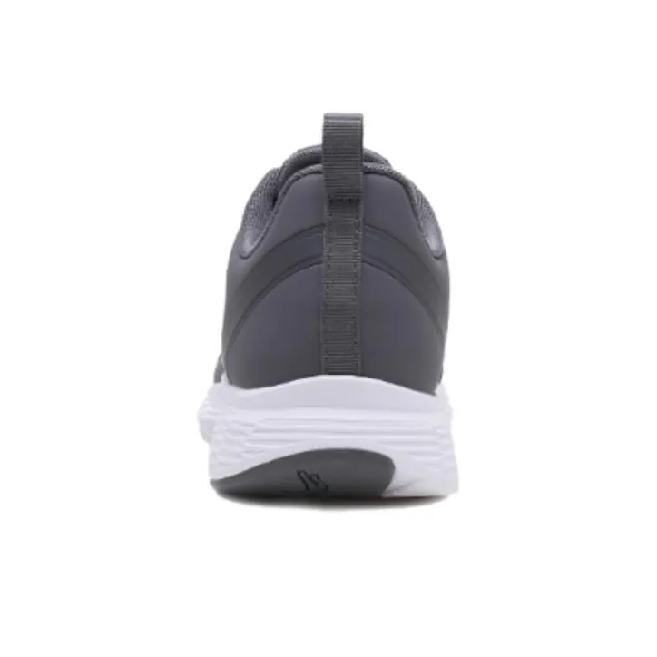 QIAODAN Slip Resistant Low Top Running Shoes Men's Gray-3