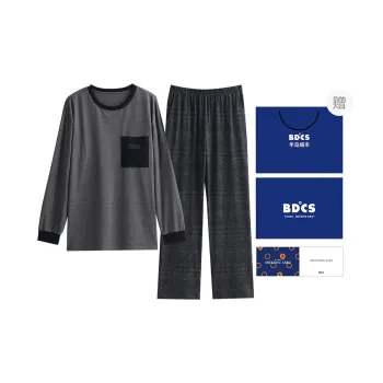 Peninsula City Pajama Set Men's Gift Box Set Effortless Gray