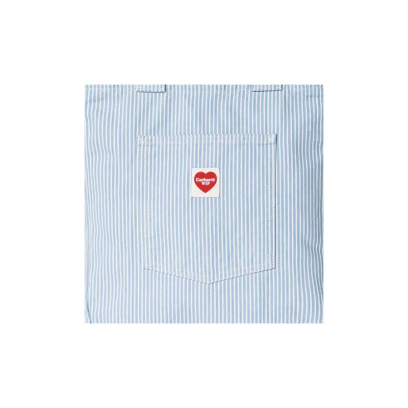 Carhartt WIP Cotton Tote Bag, Shopping Bag, Shoulder Bag Unisex Blue/White-3