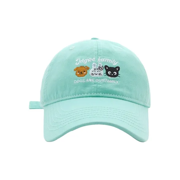 Ai Jiawei Cotton Curved Brim Baseball Cap Unisex-26