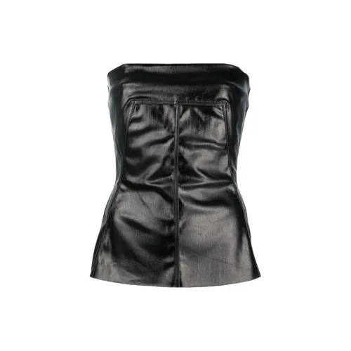 RICK OWENS Strapless Tops Women's Black