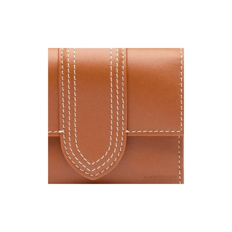 Jacquemus Cow Leather Wallet Kids' Light Umber-3