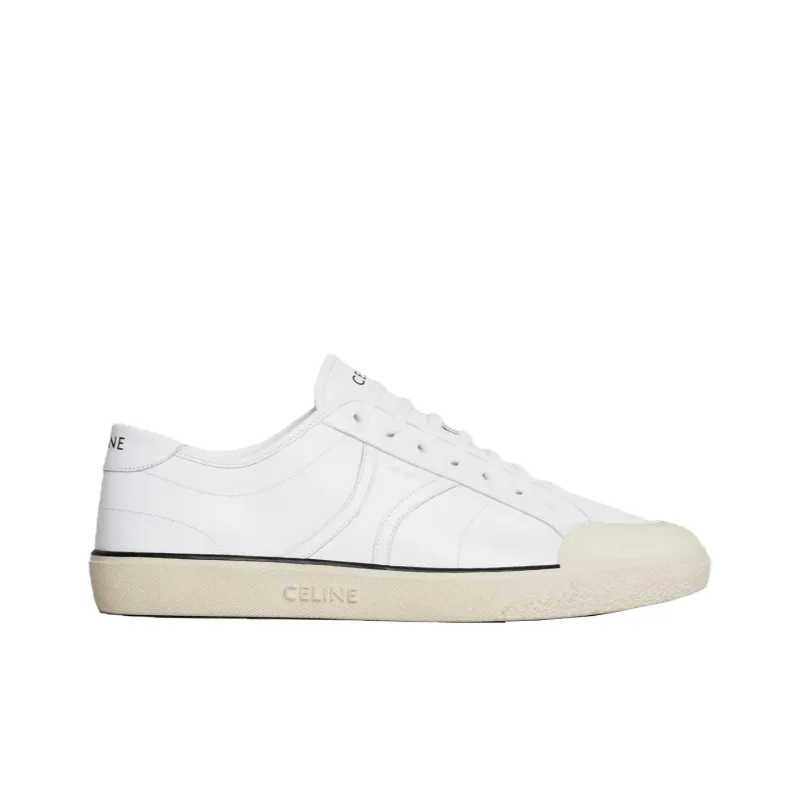 CELINE AS 01 ALAN Anti Slip Wear Resistant Low Top Skateboard Shoes Men's White-1