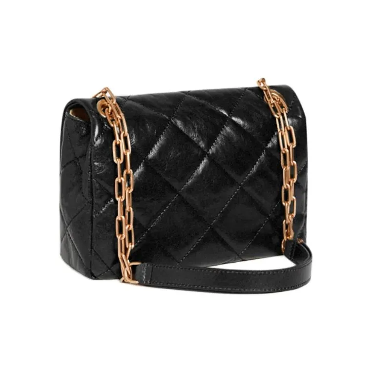Vanessa Bruno Cow Leather Crossbody Bag, Shoulder Bag Women's Black-1