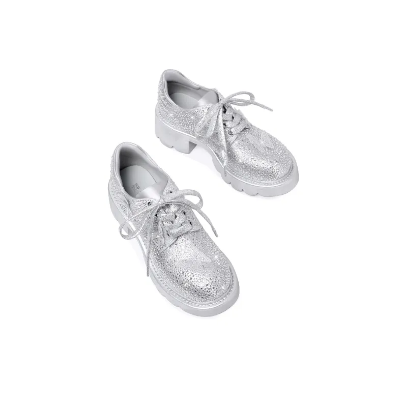 Hoov Loafers Women's Silver-3