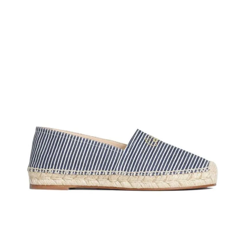 CELINE Taillat Espadrille Women's Casual Shoes Women's Blue White-1