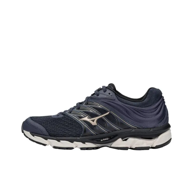 Mizuno Paradox 5 Cushioning Anti-Slip And Wear-Resistant Breathable Support Low-Top Running Shoes Men's Black Blue-0
