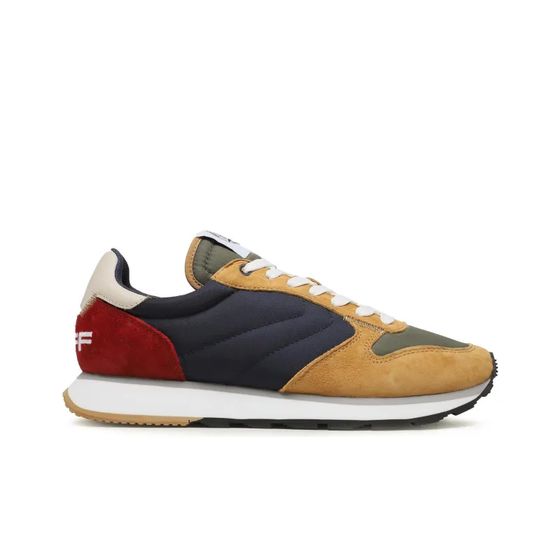 HOFF Cushioning Wear-Resistant Low-Top Casual Shoes Men's Yellow Blue-1