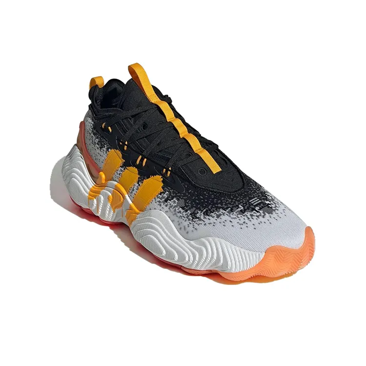 Adidas Trae Young 3 Black White Yellow-2