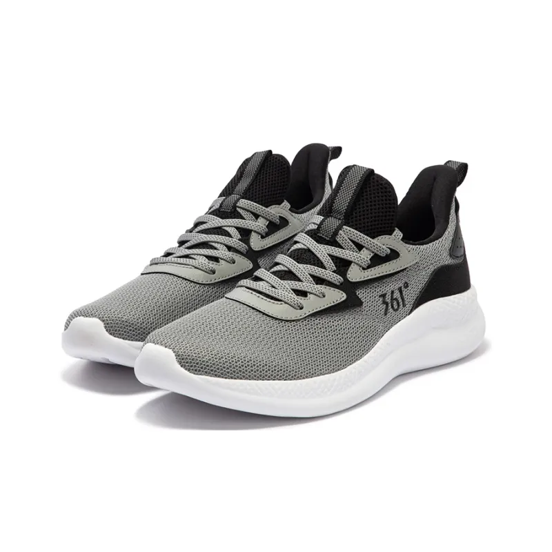 361° Slip on Slip Resistant, Abrasion Resistant, Breathable Low Top Casual Shoes Men's Invisible Gray-2