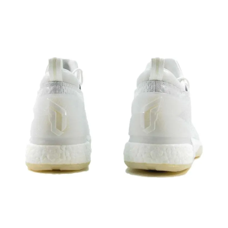 Adidas D Lillard 2 Boost Primeknit Triple White-2