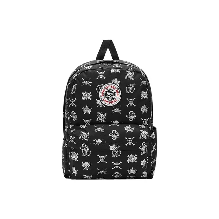 Vans One Piece Collaboration Polyester Backpack Regular Unisex Black-0