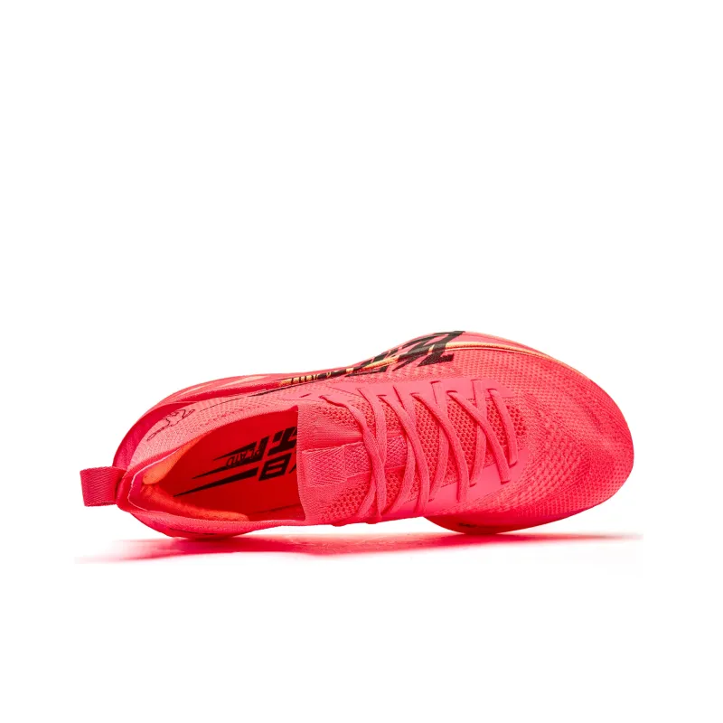 QIAODAN Flying Shadow PLAID 1.5 Cushioned Slip-Resistant Low-Top Q-KUNGFU PRO Marathon Running Shoes Women's Pink-3