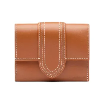 Jacquemus Cow Leather Wallet Kids' Light Umber