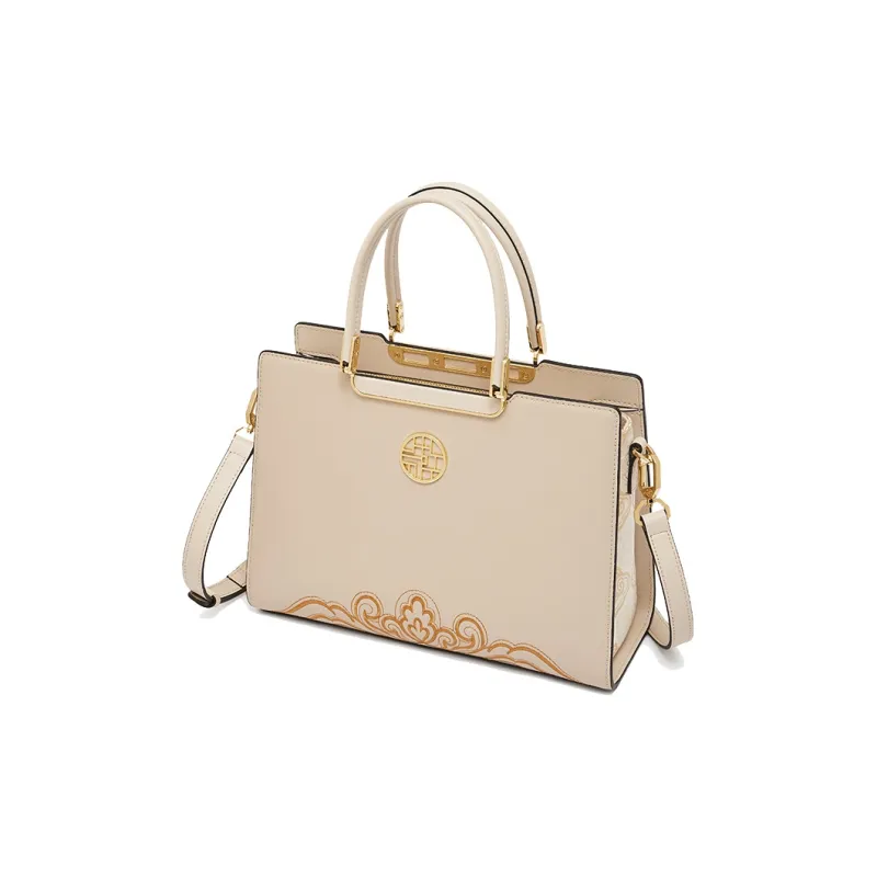 Geshiman Cow Leather Crossbody Handbags Regular Women's Ecru/Black/Apricot/Royal Blue/Burgundy-9